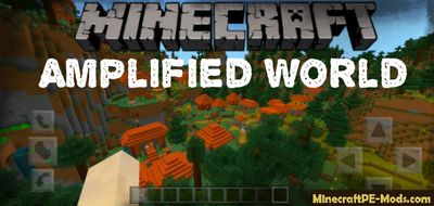 Amplified World Bedrock Minecraft PE Mod/Addon 1.12.0
