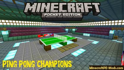 Ping Pong Champions Minecraft PE Map & Addon