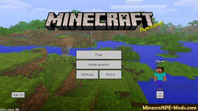 Panorama from Minecraft PE Alpha Texture Pack 1.2.2, 1.2.1, 1.2.0