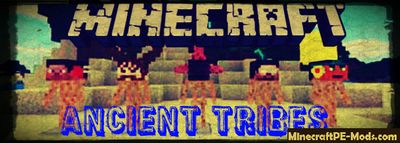 Ancient Tribes Minecraft PE Bedrock Texture Pack 1.2.10, 1.2.9