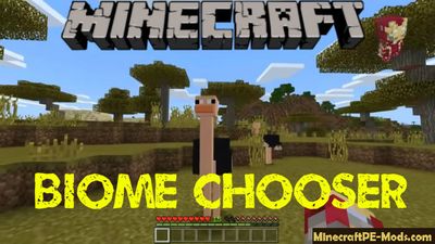 Biome Chooser Minecon 2018 Mod / Addon For Minecraft 1.7, 1.6.0
