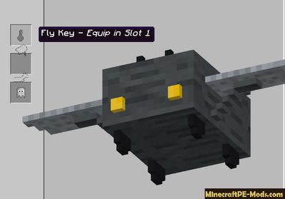Controllable Air Minecart Minecraft PE Addon