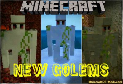 More New Golems Addon For Minecraft PE