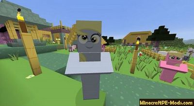 PonyCraft 128x Anime/Cartoon Minecraft PE Texture Pack 1.12, 1.11