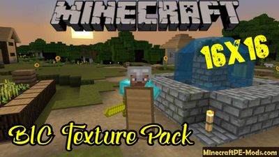 BIC 16x16 Decorative Texture Pack For Minecraft PE 1.13.0, 1.12.1