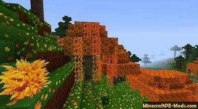 Zedercraft Autumn HD 128x Minecraft PE Texture Pack 1.12.0, 1.11.4