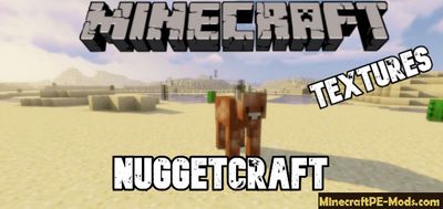 NuggetCraft 16x16 Texture Pack For Minecraft PE 1.13.0, 1.12.1