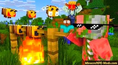 Download Minecraft PE 1.14.0.1 (MCPE) APK free Bees Update