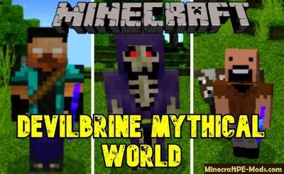Devilbrine Mythical World V7.2 Hardcore MCPE Addon